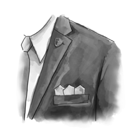 RTS lapel pin watercolor